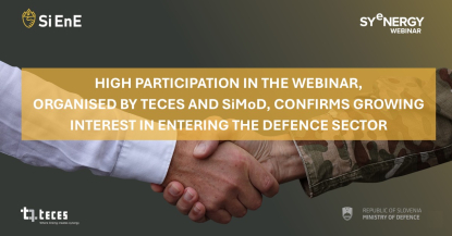 High participation in the webinar, organised by TECES and SiMoD, confirmed growing interest in the defence sector