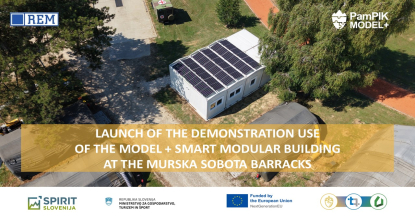 Launch of the demonstration use of the MODEL+ smart modular building at the Murska Sobota barracks